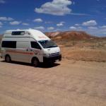 -col camper nel deserto di Flinders Ranges 